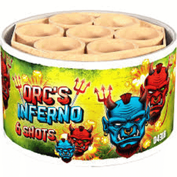 Orc´s Inferno - 6 Schuss Fontäne